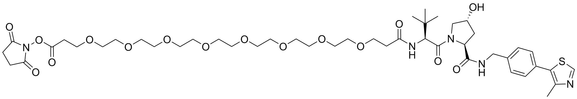 (S,R,S)-AHPC-PEG8-NHS ester