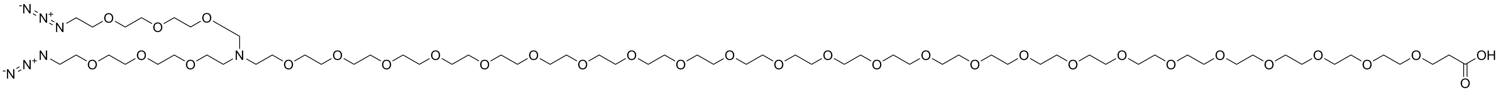 N-(acid-PEG24)-N-bis(PEG3-azide)