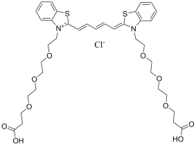 N,N'-bis-(acid-PEG3)-Benzothiazole Cy5