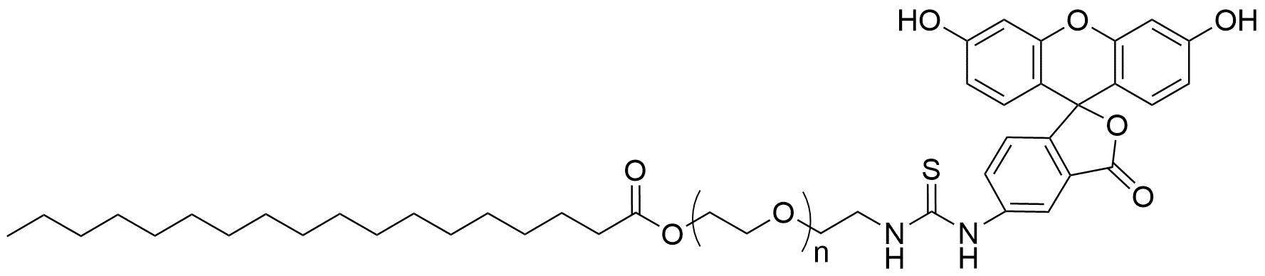 Stearic acid-PEG-FITC, MW 1K