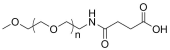 m-PEG-amido-Succinic Acid, MW 20K