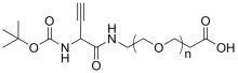 Boc-Amine Alkyne-PEG-acid, MW 1K