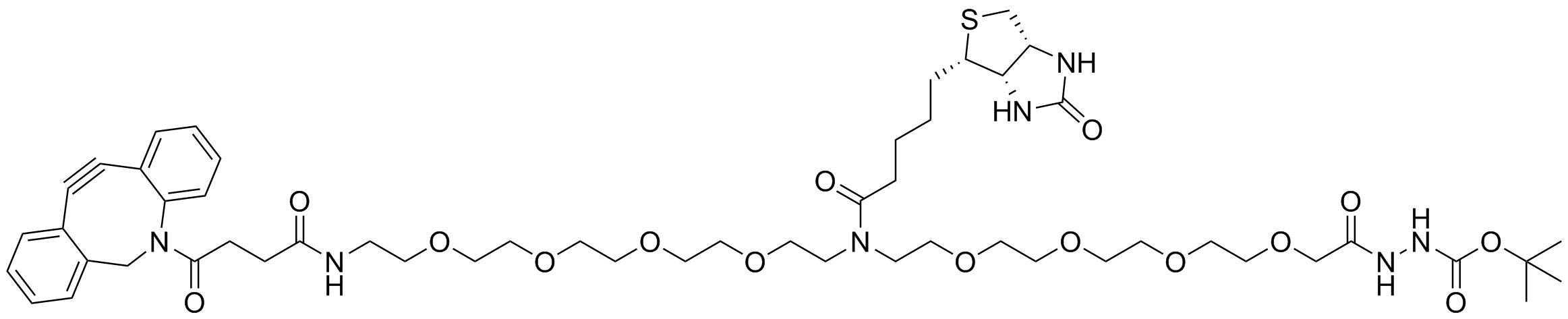 N-(Fmoc-N-amido-PEG4)-N-Biotin-PEG4-t-Boc-Hydrazide