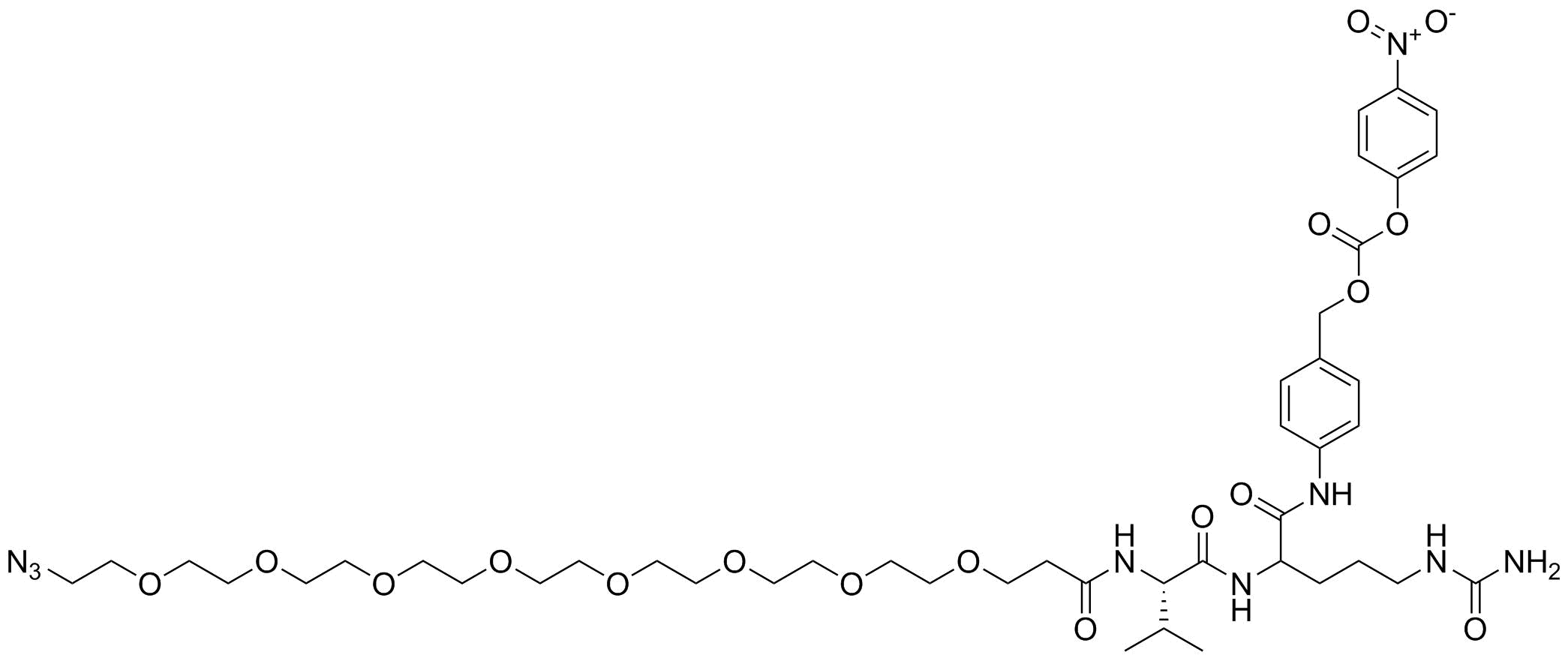 Azido-PEG8-Val-Cit-PAB-PNP