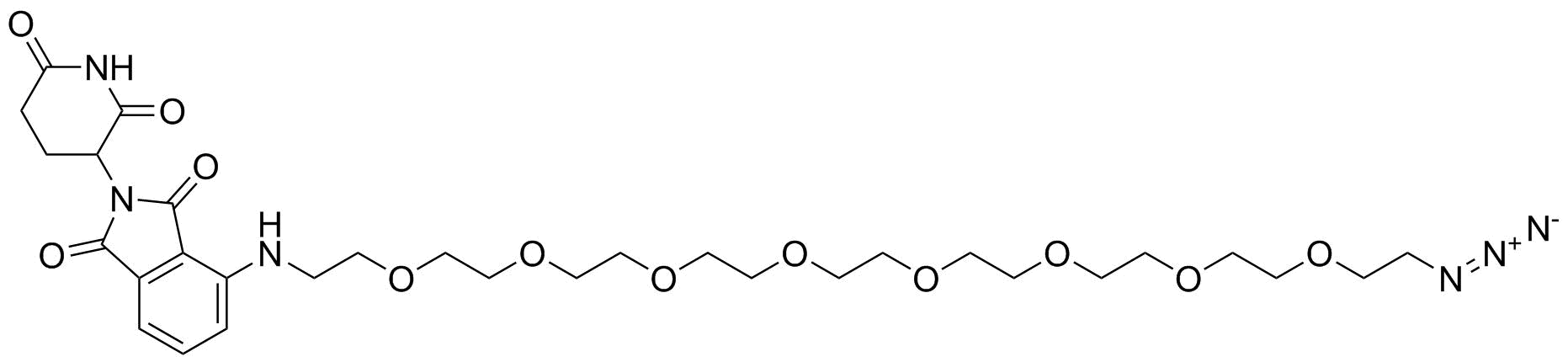 Pomalidomide-PEG8-Azide