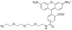 Carboxyrhodamine 110-PEG3-Azide