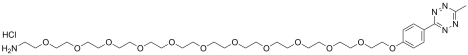 Methyltetrazine-O-PEG12-amine HCl salt