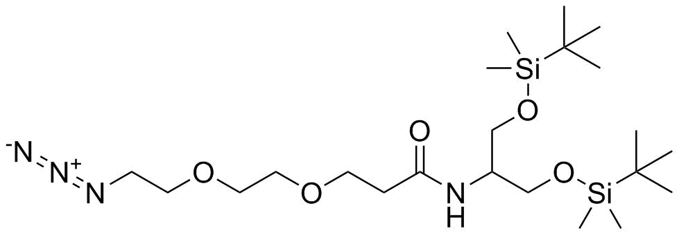 2-(Azido-PEG2-amido)-1,3-bis(tert-butyldimethylsilanoxy)propane