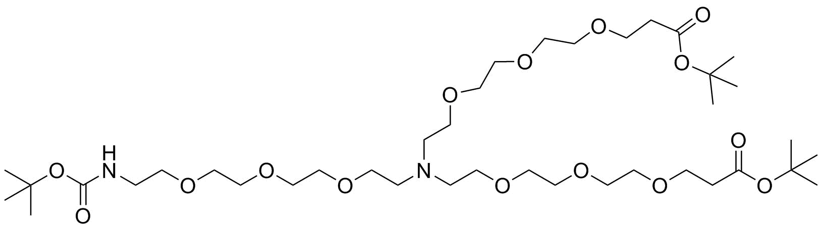 N-(Boc-PEG3)-N-Bis-(PEG3-t-butyl  ester)