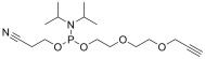 Propargyl-PEG3-1-O-(b-cyanoethyl-N,N-diisopropyl)phosphoramidite