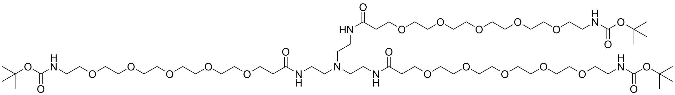 Tri(Boc-NH-PEG5-amide)-amine