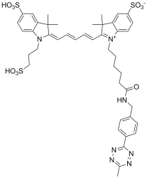 Sulfo-Cy5-Methyltetrazine