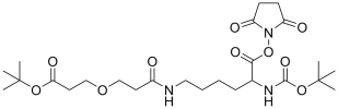 N-Boc-N'-(PEG1-t-butyl ester)-L-Lysine-NHS ester