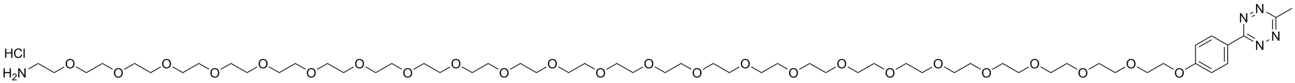 Methyltetrazine-PEG24-amine HCl salt